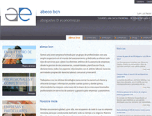 Tablet Screenshot of abecobcn.com